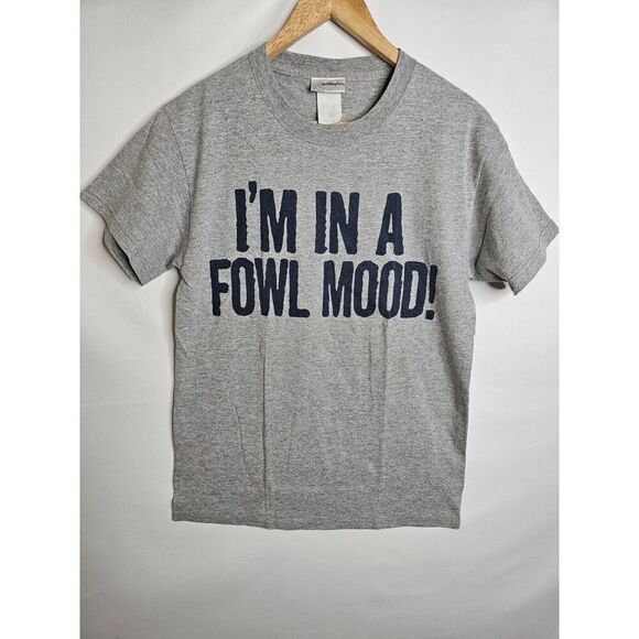 Walt Disney World Donald Duck Fowl Mood Gray Y2k TShirt Size Medium Unisex Adult - Picture 2 of 7